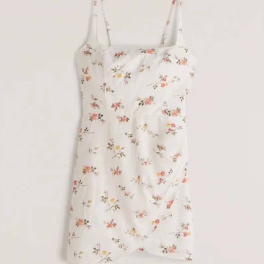 NWT Abercrombie Scoopneck Wrap Mini Dress